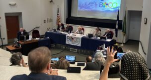 Botetourt County officials announced Tuesday that Google plans to build a data center at the Botetourt Center at Greenfield. Photo by Beth JoJack