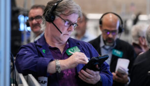 Wall Street rallies to more records as gold’s price slumps again