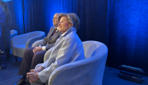 Former Advance Auto Parts CEO Nicholas Taubman (L) and his wife, Jenny, have given $42.5 million toward the Carilion Taubman Cancer Center. Photo by Beth JoJack/Virginia Business