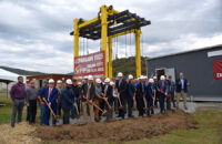 Officials break ground at the VFP facility in Duffield Tuesday. Photo courtesy VCEDA