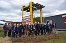 Officials break ground at the VFP facility in Duffield Tuesday. Photo courtesy VCEDA