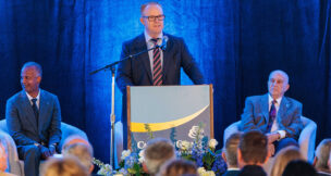 L to R: Tony Seupaul, Steve Arner and Nicholas Taubman. Photo courtesy Carilion Clinic