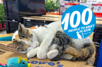Richmond Lowe's store mascot Francine made national news in 2025. Photo by Kate Andrews | Virginia Business