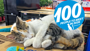 Richmond Lowe's store mascot Francine made national news in 2025. Photo by Kate Andrews | Virginia Business