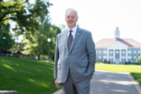 Jim Schmidt, James Madison University’s seventh president, expects to release the school’s new strategic plan in April 2026. Photo courtesy James Madison University