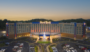 The Hard Rock Hotel & Casino Bristol produced $13.18 million in gaming tax revenue for 14 localities. Photo courtesy Hard Rock Hotel & Casino Bristol