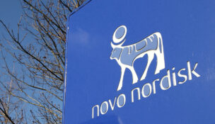 FILE PHOTO: A view shows the logo of Novo Nordisk at the company's office in Bagsvaerd, on the outskirts of Copenhagen, Denmark, March 8, 2024. REUTERS/Tom Little/File Photo