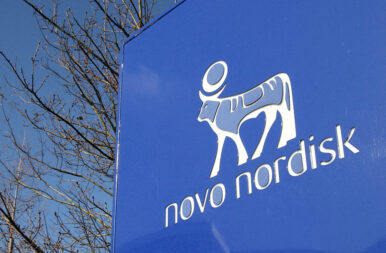 FILE PHOTO: A view shows the logo of Novo Nordisk at the company's office in Bagsvaerd, on the outskirts of Copenhagen, Denmark, March 8, 2024. REUTERS/Tom Little/File Photo