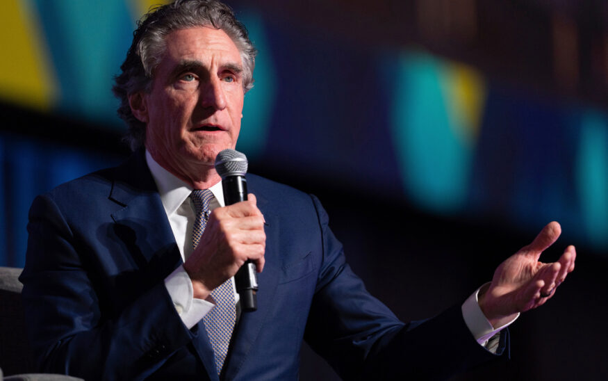 FILE - Interior Secretary Doug Burgum speaks during the annual Alaska Sustainable Energy Conference on June 3, 2025, in Anchorage, Alaska. (AP Photo/Jenny Kane)
