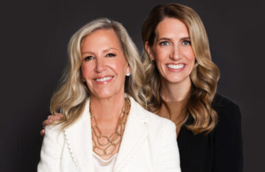 L to R: Eileen O'Connor, and Jen Dawson. Photo courtesy Beacon Pointe Advisors