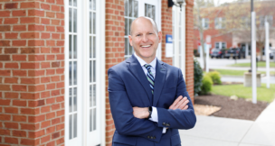 A Radford native, John Asbury traveled all over the country for his banking career but returned to Virginia in 2016 to lead Atlantic Union Bank. Photo courtesy Atlantic Union Bank