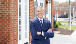 A Radford native, John Asbury traveled all over the country for his banking career but returned to Virginia in 2016 to lead Atlantic Union Bank. Photo courtesy Atlantic Union Bank