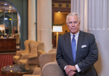 “Greed and fear will undermine your future more than any market correction,” says Joe Montgomery, managing director of investments at The Optimal Service Group of Wells Fargo Advisors in Williamsburg. Photo by Matthew R.O. Brown