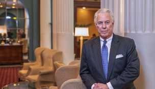 “Greed and fear will undermine your future more than any market correction,” says Joe Montgomery, managing director of investments at The Optimal Service Group of Wells Fargo Advisors in Williamsburg. Photo by Matthew R.O. Brown