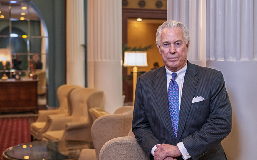 “Greed and fear will undermine your future more than any market correction,” says Joe Montgomery, managing director of investments at The Optimal Service Group of Wells Fargo Advisors in Williamsburg. Photo by Matthew R.O. Brown