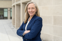 Gov.-elect Abigail Spanberger, photographed at the Virginia Museum of History & Culture, won Virginia’s governorship by a 15-point margin in the November 2025 election, leading a blue wave. Photo by Jay Paul