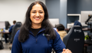 Booz Allen Ventures’ investment in Corsha helped accelerate the tech company’s growth, says CEO Anusha Iyer. Photo by Will Schermerhorn