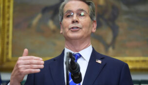 Treasury Secretary Scott Bessent speaks during an event on "Trump Accounts" for kids in the Roosevelt Room of the White House, Tuesday, Dec. 2, 2025, in Washington. (AP Photo/Evan Vucci)