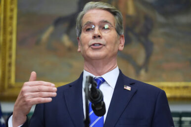 Treasury Secretary Scott Bessent speaks during an event on "Trump Accounts" for kids in the Roosevelt Room of the White House, Tuesday, Dec. 2, 2025, in Washington. (AP Photo/Evan Vucci)