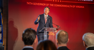 Virginia Gov. Glenn Youngkin speaks at a Sept. 16, 2025, news conference announcing a $5 billion Eli Lilly pharmaceutical manufacturing plant for Goochland County. Photo by Kaitlyn DeHarde, Office of Gov. Glenn Youngkin