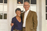 Philanthropist Joan Brock, left, and her late husband, Dollar Tree co-founder Macon Brock. Photo Courtesy Old Dominion University