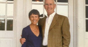 Philanthropist Joan Brock, left, and her late husband, Dollar Tree co-founder Macon Brock. Photo Courtesy Old Dominion University