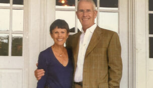 Philanthropist Joan Brock, left, and her late husband, Dollar Tree co-founder Macon Brock. Photo Courtesy Old Dominion University