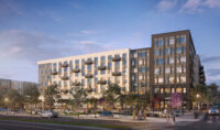 JBG Smith plans to develop 640 new apartments and townhouses in Potomac Yard in Alexandria. Rendering courtesy KTGY