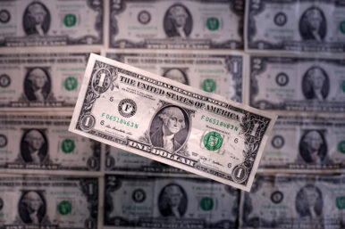 U.S. dollar banknotes are seen in this illustration taken March 19, 2025. REUTERS/Dado Ruvic/Illustration