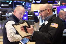 Wall Street indexes finish higher with tech, Walmart