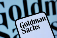FILE PHOTO: Goldman Sachs logo appears in this illustration taken December 1, 2025. REUTERS/Dado Ruvic/File Photo