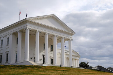 The Virginia State Capitol building is seen duirng the session of the General Assembly in Richmond, Virginia, U.S, February 8, 2019. REUTERS/Jay Paul