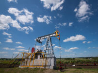 A view shows an oil pump jack outside Almetyevsk, in the Republic of Tatarstan, Russia July 14, 2025. REUTERS/Stringer