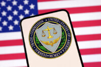 United States Federal Trade Commission logo and U.S. flag are seen in this illustration created on April 23, 2025. REUTERS/Dado Ruvic/Illustration/File Photo