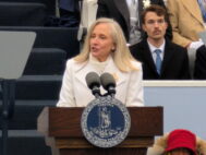 Virginia Gov. Abigail Spanberger was sworn in as Virginia’s 75th governor, the first woman to hold the office, on Jan. 17, 2026. Photo by Kira Jenkins/Virginia Business