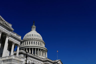 A view of the dome of the U.S. Capitol building, during a vote in the U.S. House of Representatives on a stopgap spending bill to avert a partial government shutdown that would otherwise begin October 1, on Capitol Hill in Washington, D.C. U.S., September 19, 2025. REUTERS/Kent Nishimura