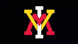 Virginia Military Institute logo cover. Photo USA TODAY Network via Reuters Connect