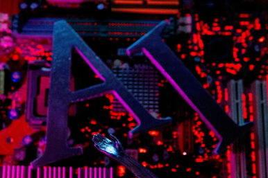 AI (Artificial Intelligence) letters and robot hand are placed on computer motherboard in this illustration created on June 23, 2023. REUTERS/Dado Ruvic/Illustration/File Photo