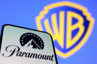 Paramount and Warner Bros logos are seen in this illustration taken December 8, 2025. REUTERS/Dado Ruvic/Illustration