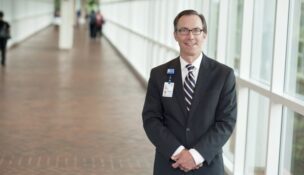 Dr. Reid Adams. Photo courtesy UVA Health.