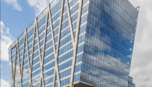 Amentum's new headquarters at 1900 Reston Metro Plaza. Photo courtesy Comstock Holding Cos.