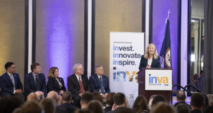 Gov. Abigail Spanberger speaks during the InternshipsVA event Feb. 4, 2026, at the Omni Hotel Richmond. Photo courtesy Virginia Economic Development Partnership