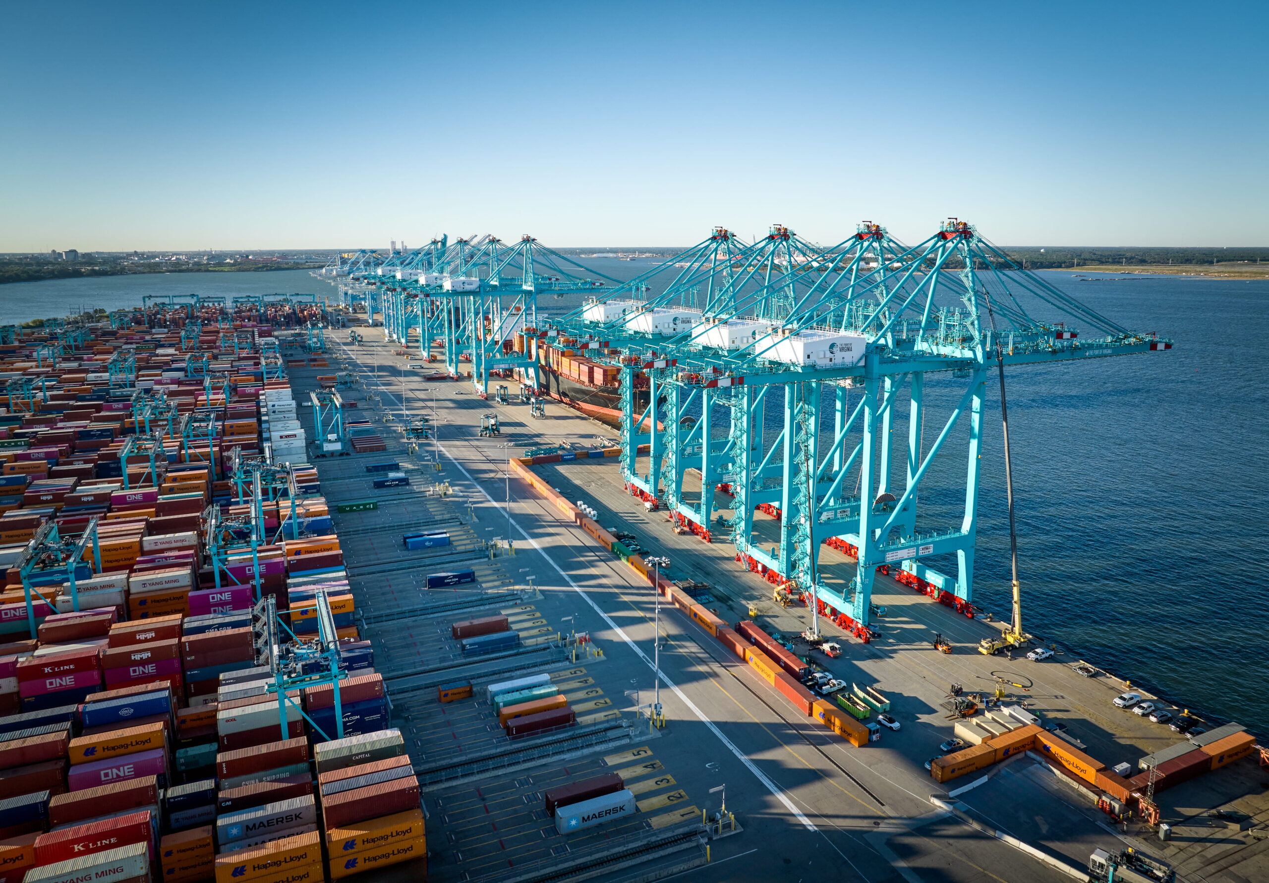 Port of Virginia expands to serve four ultra-large container ships at once