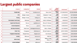 Largest public companies
