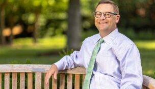 Roanoke College President Frank Shushok often reminds prospective students that the Virginia Tuition Assistance Grant can help them afford school. Photo courtesy Roanoke College