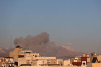 Smoke rises following an explosion, after Israel and the U.S. launched strikes on Iran, in Tehran, Iran, March 3, 2026. Majid Asgaripour/WANA (West Asia News Agency) via REUTERS