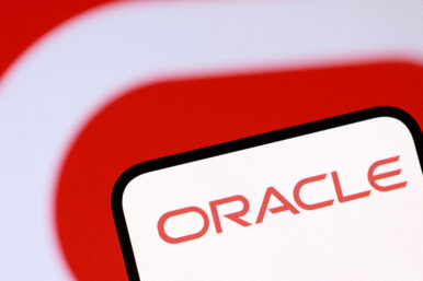 Oracle logo is seen in this illustration created on September 9, 2025. REUTERS/Dado Ruvic/Illustration/File Photo