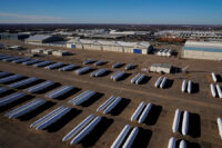 Airplane fuselages bound for Boeing's 737 Max production facility await shipment at Spirit AeroSystems headquarters in Wichita, Kansas, U.S. December 10, 2024. REUTERS/Nick Oxford