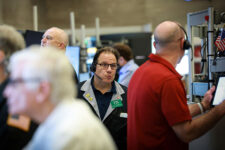 Futures-options traders work on the floor at the New York Stock Exchange's NYSE American (AMEX) in New York City, U.S., March 9, 2026. REUTERS/Brendan McDermid
