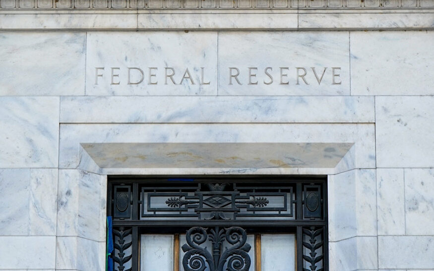 FILE PHOTO: Renovations continue at the Federal Reserve Board building in Washington, D.C., U.S., November 14, 2025. REUTERS/Elizabeth Frantz/File Photo